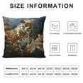 thumbnail image 5 of MLJA African Leopard Wildlife Pillow Cover ,Decorative Couch Pillow Cover for Sofa, Cushion Case Indoor Outdoor Home Decoration, 5 of 5
