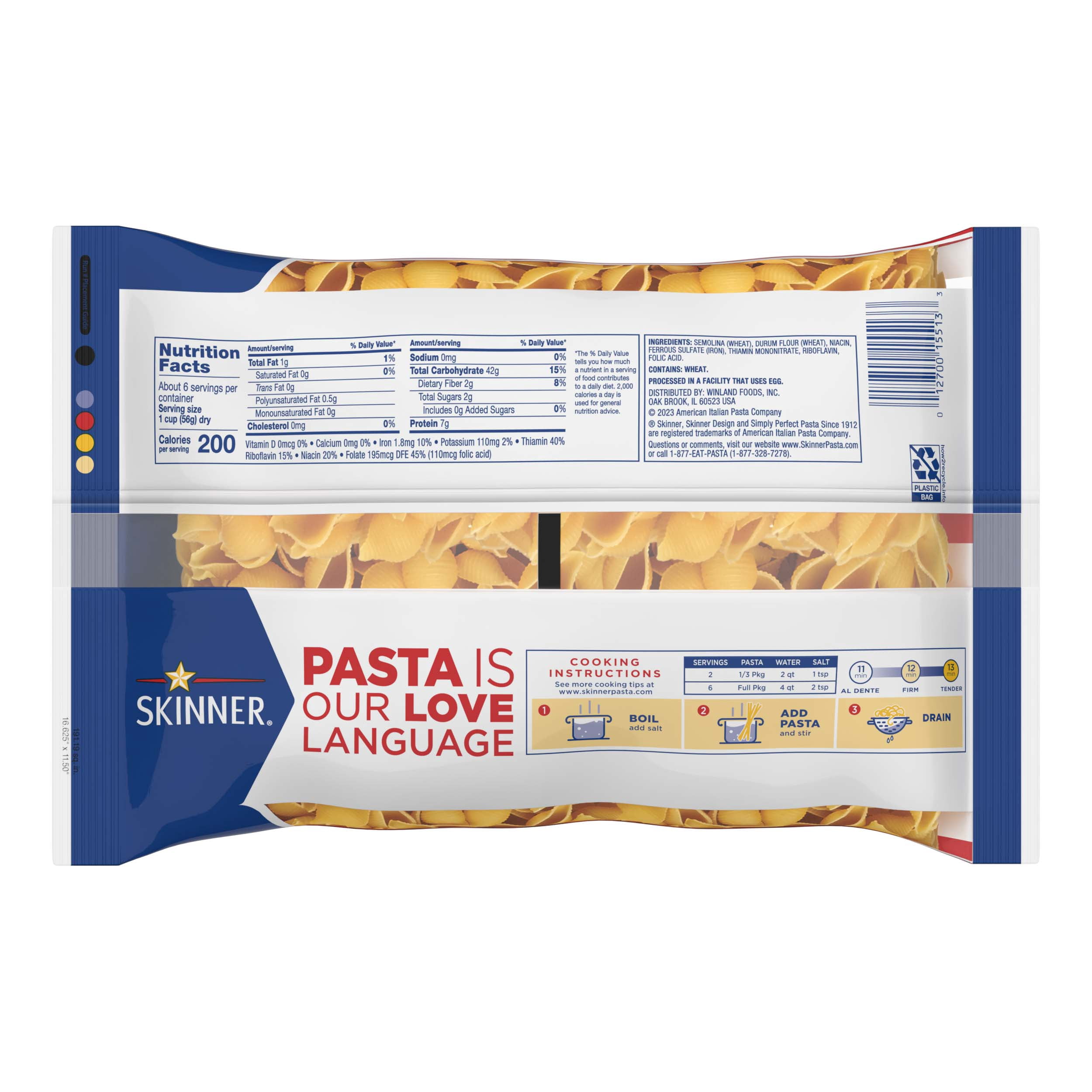 Skinner 12 oz Sea Shell Pasta