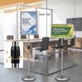 Costway 2 PCS Sign Holder Stand 11 x 17 Inch with Snap-Open Frame & 360 ...