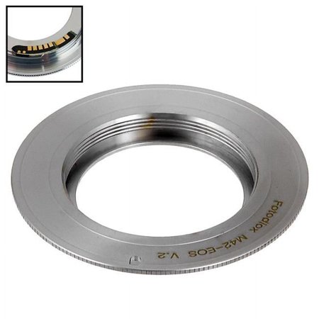 UPC: 0847372046041 | Fotodiox M42-EOS-Pro-V2-FC10 Lens Mount Adapter with SLR Lens to Canon EOS