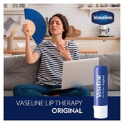 Vaseline Lip Therapy 4 Pack Lips Set (2 Original, 2 Rosy) With Petroleum Jelly Value Pack 0.16 oz. / 4.8g each