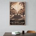 thumbnail image 6 of Jakarta Fatahillah Square Sepia Poster Rustic Vintage Retro Travel Old Town Indonesia Wall Art Print Poster, 6 of 8