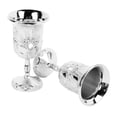 thumbnail image 1 of Vintage Wine Glass Retro Metal Wine Glass Metal Cocktail Glass 2pcs Vintage Cocktail Glass Exquisite Light Luxury Shatter Resistance Retro Metal Wine Glass For Home Bar, 1 of 8