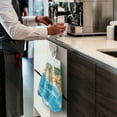 thumbnail image 5 of ZIATUBLE Beach Ocean Bathroom Hand Towels Starfish Dish Towels for Kitchen Drying Set of 2 Machine Washable Hanging Dual-Purpose Hand Towel Easy to Install Hanging Tie Towels Tea Towels, 5 of 7