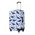 thumbnail image 2 of Cauagu Whale Print Travel Luggage Cover,Travel Dust-proof Suitcase Cover Softside Suitcase Protector for 18-32inch,Not Included Suitcase, 2 of 8