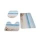 thumbnail image 3 of Juego de alfombras de baño, alfombra de baño, antideslizante, lavable, funda para asiento de inodoro, práctica alfombra de baño absorbente de 3 C BLESIY Alfombra de baño, 3 of 8