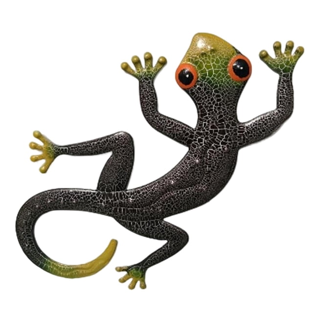 Hermosa Gecko pared decorativa pared esculturda Gecko estatuas Zulema Decoraciones colgantes de pared Gecko