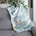thumbnail image 3 of Customizaholic Custom Blanket With Name, Custom Name Blanket, Jesus Blanket, Healing Blanket, Elephant Blanket, Elephant Blanket For Baby, 3 of 8