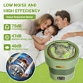 thumbnail image 6 of Mini Washing Machine, 12L Portable Foldable Washer & Spin Dryer for Apartment, RV, 6 of 7