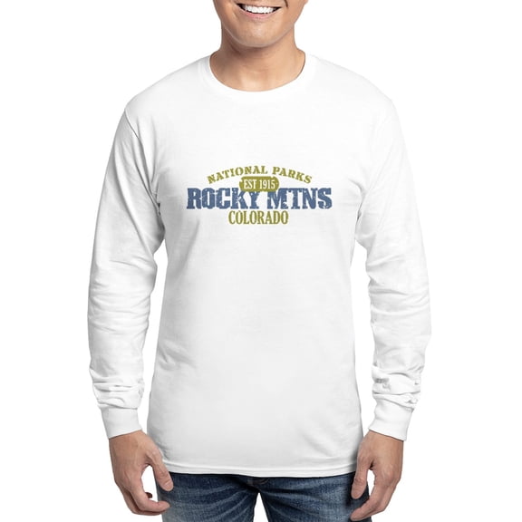 CafePress - Rocky Mountain National Park Long Sleeve T Shirt - Unisex Cotton Long Sleeve T-Shirt