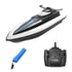 thumbnail image 1 of Sywqhk LSRC-B8 2.4GHz Radio RC Racing Boat Barco a prueba de agua con batería (Negro), 1 of 9