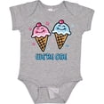 thumbnail image 3 of Inktastic Ice Cream We're One Twin Boy & Girl Boys or Girls Baby Bodysuit, 3 of 5