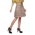 thumbnail image 3 of Moomaya Jupe Courte Plissée en Coton Imprimé pour Femmes Vêtements Décontractés, 3 of 6