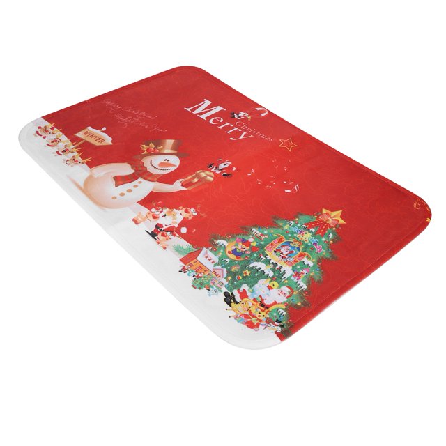 15.8 x 23.6 Pulgadas de Puerta, Alfombra antideslizante de Piso, Suministros para el Hogar Interior/Traspario al Aire Libre, Para El Área de la Puerta de Navidad