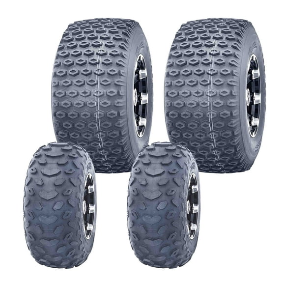 Set 4 WANDA ATV Go Kart tires 145/70-6 145X70X6 & 18X9.5-8 18X9.5X8 4PR