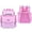 Pink, variant on WAYUTE Backpack for Kids Back to School Backpacks Large Capacity Daypack Pacthwork Color Waterproof for Children Durable Bookbag Casual School Activities