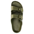 thumbnail image 4 of Time and Tru Women's Double Buckle Slide Sandals, 4 of 6