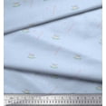 thumbnail image 3 of Soimoi Blue Cotton Poplin Fabric Text & Crown Kids Decor Fabric Printed Yard 42 Inch Wide, 3 of 3