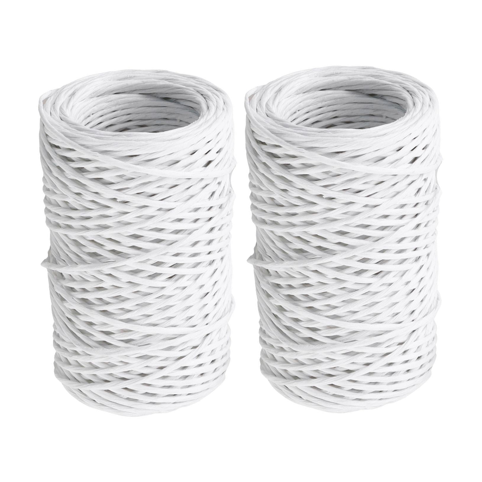 OUNONA White Paper Coated Floral Wire for Gardening, Flower Arranging, Crafting, Floral Projects and Decorations