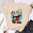 thumbnail image 3 of Cuphead-Camiseta Y2K para mujer, ropa de calle femenina, 3 of 5