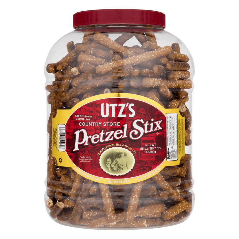 Utz Country Store Pretzel Stix 55 oz Barrel