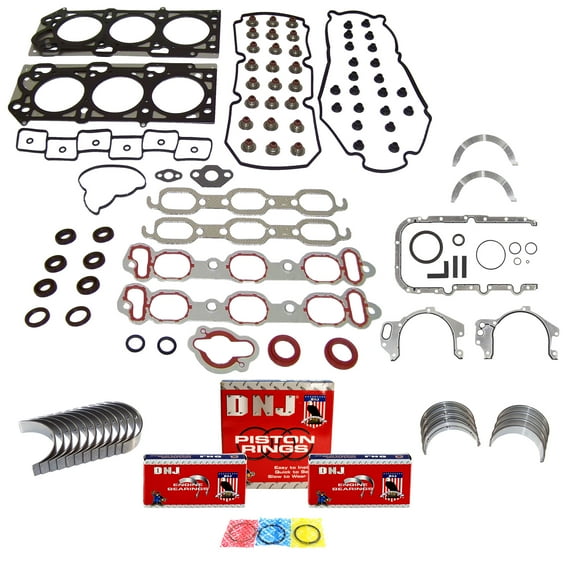 DNJ RRK1143 Re-Ring Kits Set Fits Cars & Trucks 99-02 Chrysler Dodge Plymouth 3.5L SOHC