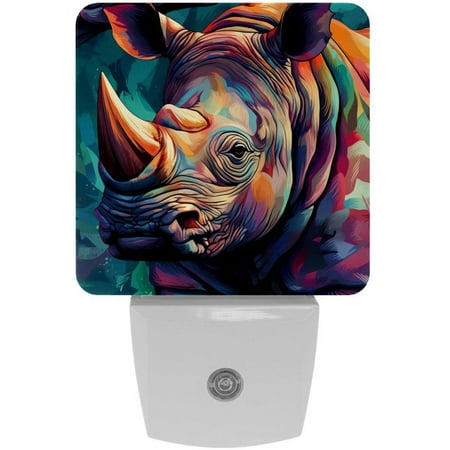 

Rhinoceros LED Square Night Light for Bedroom and Bathroom - Energy Efficient and Bluetooth Compatible - 200 Characters