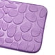 thumbnail image 4 of Bewildely Cobblestone Flower antideslizante interior absorbente lavable puerta Mat lavable puerta Mat alfombra baño cocina franela alfombra Decoración del hogar morado claro, 4 of 6