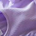 thumbnail image 7 of WhouRiu Girls Sequin Tulle Knitted Tank Dress Cute Flutter Sleeve Mesh Dress Purple,Sizes 3-4, 7 of 7