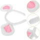thumbnail image 2 of BRIGHTFUFU 2 uds. Diadema con orejas de ratón de felpa bonita, accesorio de disfraz de oreja de ratón blanco difuso para disfraz de Halloween, orejas de ratón pequeñas para niñas y adultos, 2 of 7