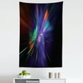 thumbnail image 1 of Abstract Tapestry, Blurred Rays and Modern Shapes Digital Fractal Illustration Print, Fabric Wall Hanging Decor for Bedroom Living Room Dorm, 5 Sizes, Blue Violet and Multicolor, by Ambesonne, 1 of 1