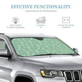 thumbnail image 2 of Bingfone Tropical Pineapple Car Windshield Sunshade,Sun Foldable Sun Shield Sun Visor for Car - Medium, 2 of 8