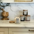 thumbnail image 4 of Better Homes & Gardens Scented 2-wick 12 oz. Parrafin Wax Ombre Jar Candle, Salted Coconut Mahogany, 4 of 7