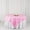 Pink, variant on Efavormart 3D Rosette Square Tablecloth Overlay 72"x72"-Pink Square Tablecloth Cover For Wedding Party Event Banquet