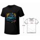 thumbnail image 4 of Car T-shirt Automobile unisex T-shirt Unisex tees Causal cotton Colourful print, 4 of 5