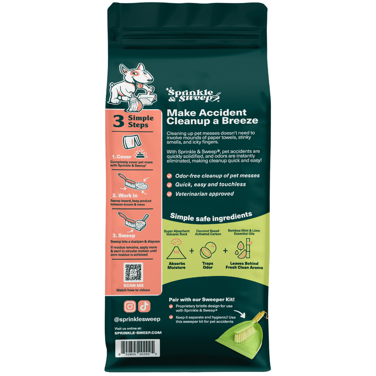 Sprinkle & Sweep Pet Mess Cleanup & Odor Eliminator, 12 oz photo 7