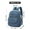 thumbnail image 4 of Deago Mini Nylon Backpacks for Women Men Casual Lightweight Small Waterproof Backpack Purses Travel Daypack (Blue), 4 of 10