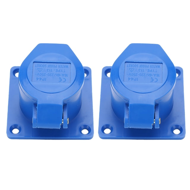 Oubit Hole Industrial Power Socket,2Pcs Industrial Power Socket Industrial Connector Electrical Auxiliary Materials High Capacity