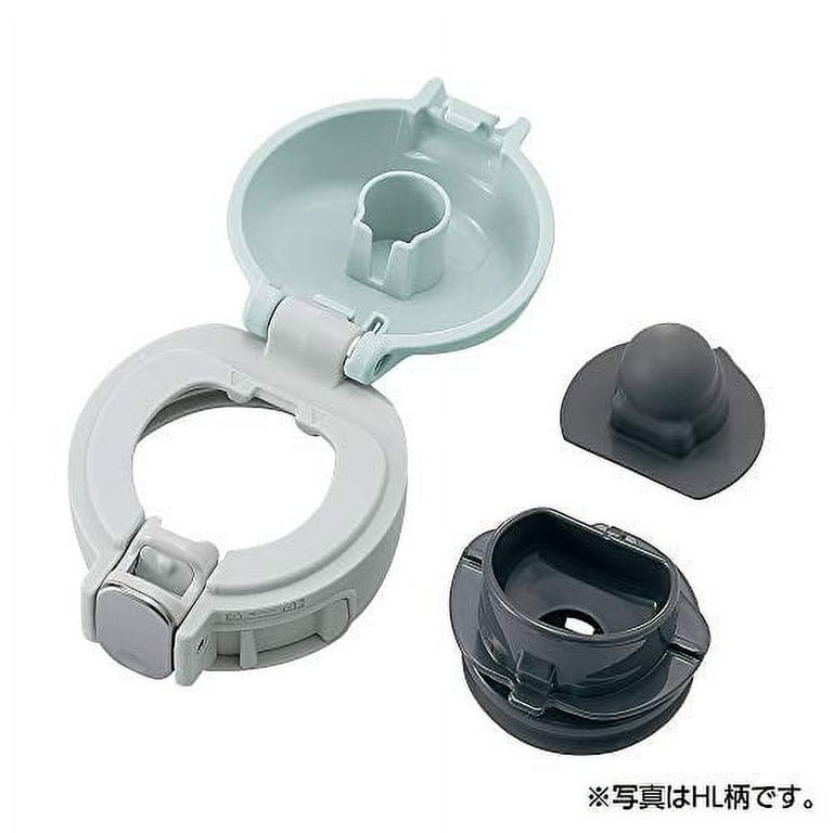 Zojirushi Sm-Sf60-Wm Water Bottle, Direct Drinking, One-Touch Opening, Stainless Steel Mug, 20.3 fl oz (600 ml), Pale White