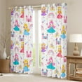 thumbnail image 2 of Erosebridal Kawaii Girls Curtains for Living Room,Rainbow Castle Carriage Blackout Curtains Set of 2(38x45),White Fairy Tale Curtains and Drapes(38x45),Breathable Room Decoration, 2 of 6