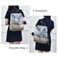 thumbnail image 4 of FORMRS Women's Travel Backpack Purse Anti-Theft Hidden Pockets Casual Shoulder Bag, Winter Mountain, 4 of 7