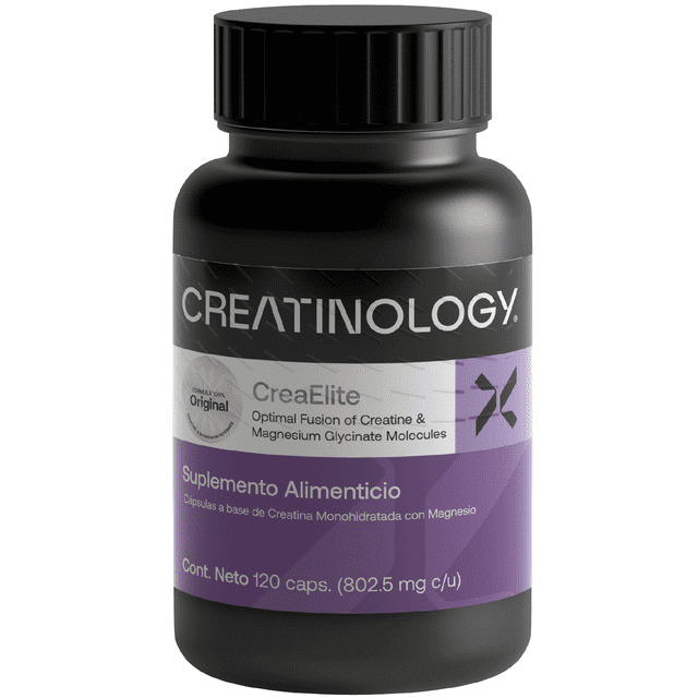 Creatina Monohidratada 120 Cápsulas Creatinology Creatina Monohidratada Enriquecida con Magnesio