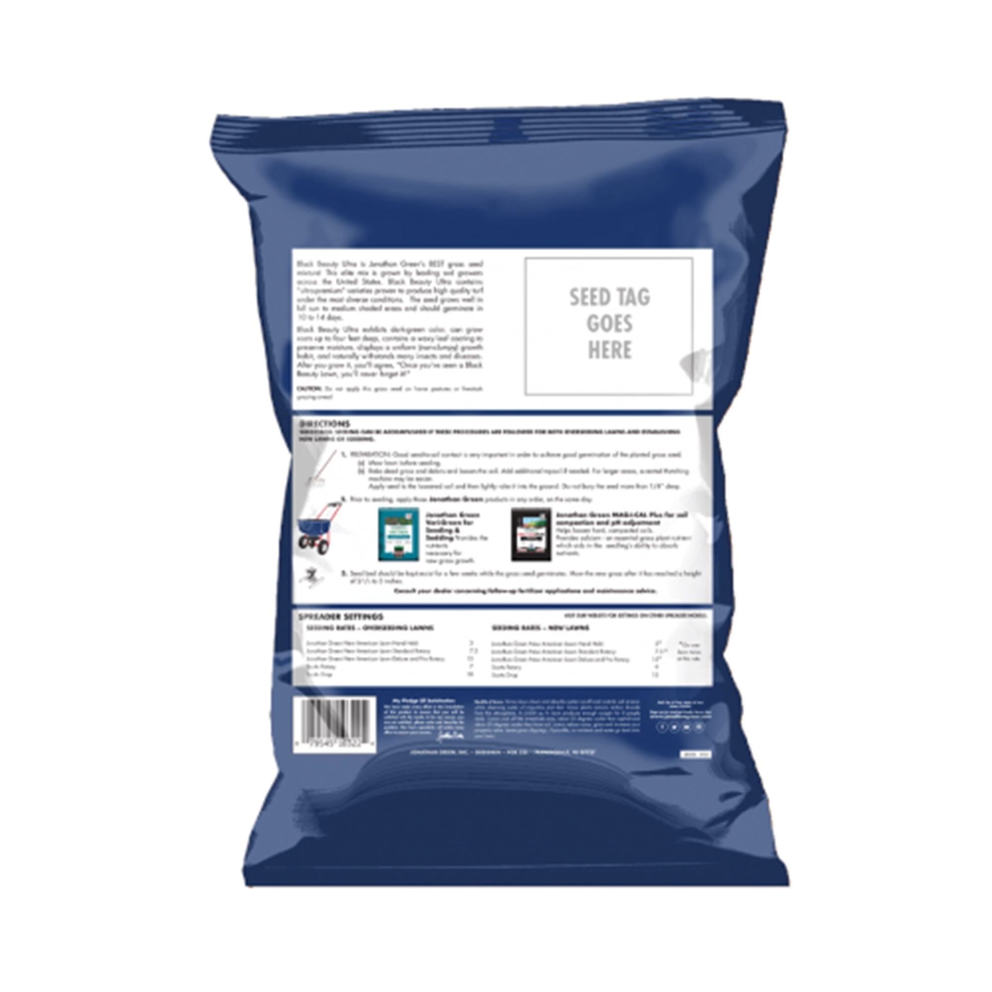 Jonathan Green 40321 Black Beauty Ultra Grass Seed, 3 lb, 2-Pack