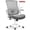 Plastic Base-Gray, variant on CELTOSS Ergonomic Office Chair, Wide Seat with Flip-Up Armrests, Lumbar Support, Adjustable Height, Comfy Home Task Computer Chair, Black