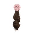 thumbnail image 5 of Fiudx Clip para Cola de Caballo Grande y Ondulada, Extensión de Cabello Rosa, Ondas Voluminosas, Fácil Aplicación, Peinado Versátil, Accesorio para Uso Diario y de Fiesta., 5 of 5
