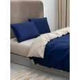 thumbnail image 3 of Housse de Couette - Bleu & Champagne / W Taies d'Oreiller Bleues, 3 of 8