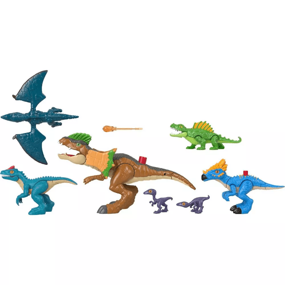 Imaginext Jurassic World Dinosaur Figure Set, Multicolor