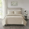 thumbnail image 2 of 510 Design Otto 3 Piece Soft Reversible Quilt Set, King/Cal King Bed Size, Khaki, 2 of 4