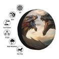 thumbnail image 4 of Naloa Friendship Dragon PVC Leather Spare Tire Wheel Cover for Car Truck SUV Camper Trailer Universal Fit many size15 inch, 4 of 6