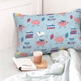 thumbnail image 4 of Salouo Brain Training Pattern Pillow Cases,1PC Pillow Covers with Envelope Closure Decorative Pillow Case for Bed Couch,Pillows Not Included-14"x20", 4 of 6